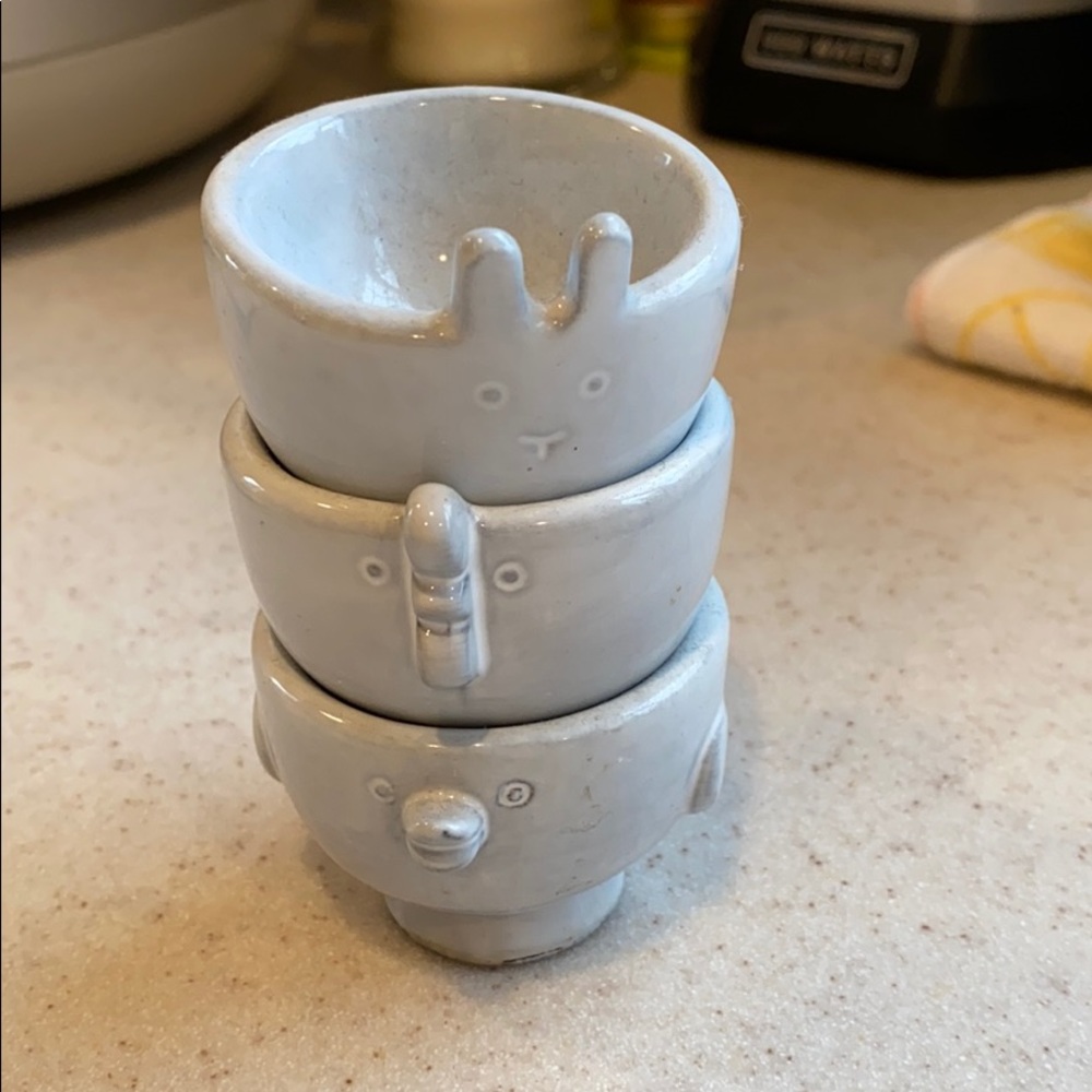 Egg cups Easter spring
